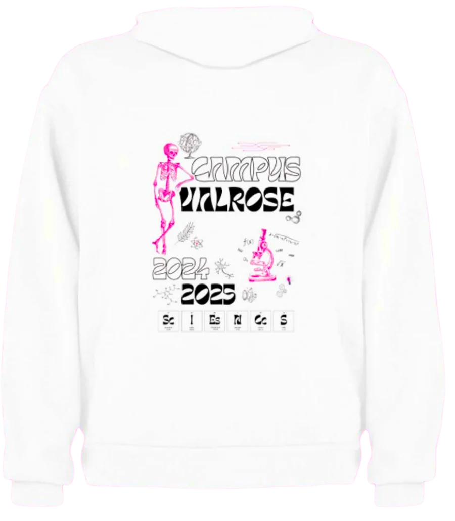 Pull collector 2024-2025, Blanc, dos